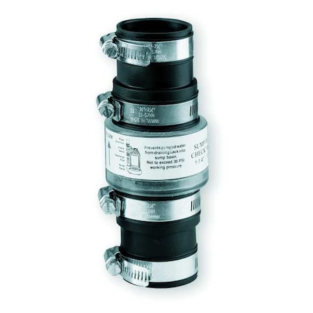 Dayton 1-1/4" or 1-1/2" Slip Union TPR Check Valve 4UN79