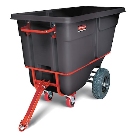 Rubbermaid Commercial Tilt Truck, HD Towable, 1 cu. yd, 2100 lb. FG131641BLA