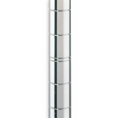 METRO Mobile Post, 1"W x 74-5/8"H, Chrome 74UP