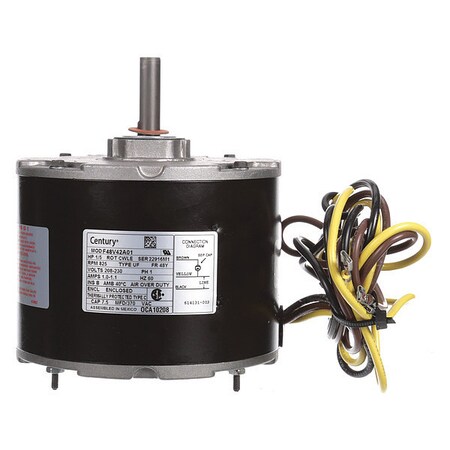 Century Motor, 1/5 HP, OEM Replacement Brand: Carrier/BDP Replacement For: HC37GE208 OCA10208
