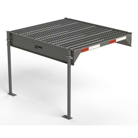 Ega Work Platform Add On Unit, 12 in to 27 in H, 36 in W, 39 in D, Steel, 500 lb Load Capacity CW0-27-0-3