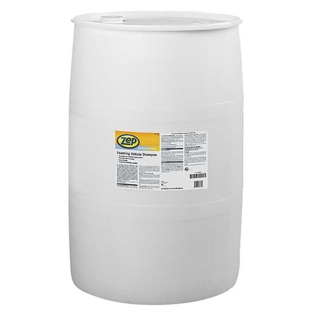Zep Foaming Vehicle Shampoo, Touchless Vehicle Cleaners, 55 gal, Butyl-Free 1041626
