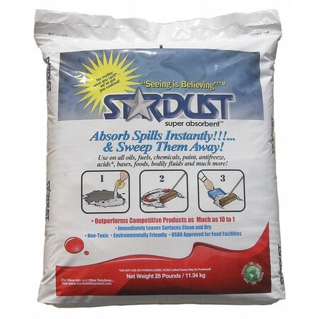Stardust Universal Absorbent, 25 lb., Bag D225