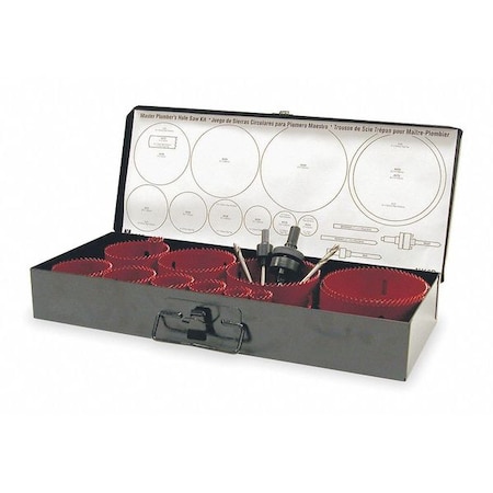 Morse Hole Saw Plumbers Kit, 16 pcs. AV16P