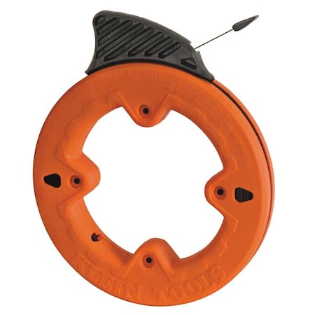 Klein Tools Marked Fish Tape, 1/4 In x 25 ft, Steel 56005