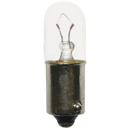 Zoro Select 1.6W, T3 1/4 Miniature Incandescent Light Bulb (Formerly LumaPro) 6VMB-1