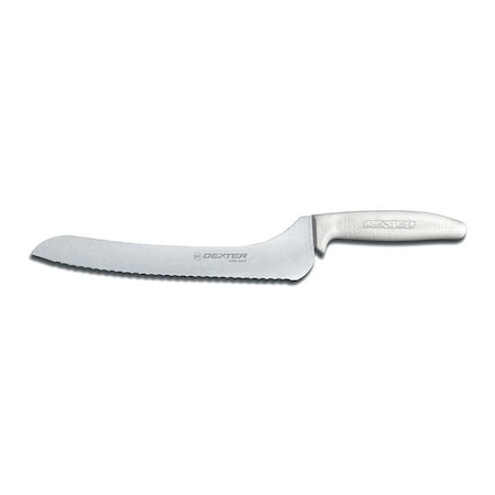 Dexter Russell Bread Slicer, 9 In, Offset, Scalloped, White 13583