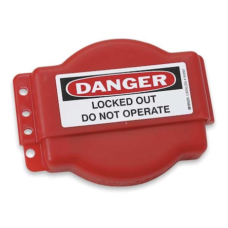 Brady Gate Valve Lockout, Fits Sz 1 to 6-1/2 64057