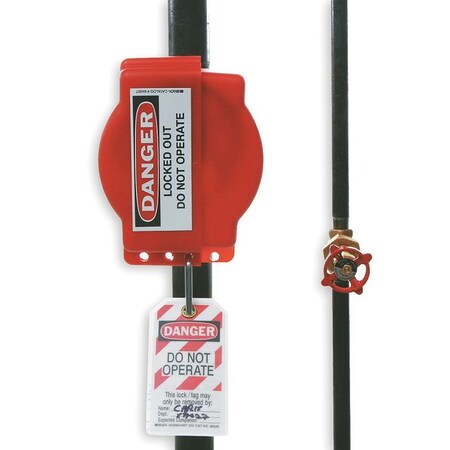 Brady Gate Valve Lockout, Fits Sz 1 to 6-1/2 64057 | Zoro