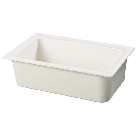Carlisle Foodservice Full Size Food Pan, 15 Qt Cap, White CM110002