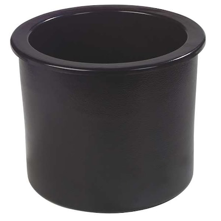 Carlisle Foodservice Ice Cream Server w/ Lid, 12 qt., ABS Plastic Black CM101203