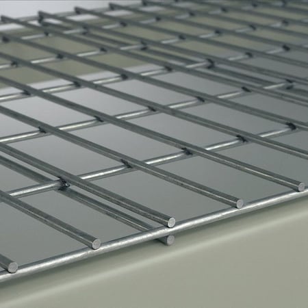 Nashville Wire Decking, Steel, 60 in W, 36 in D, Gray, Zinc Finish, Gauge: 5 KSG3660