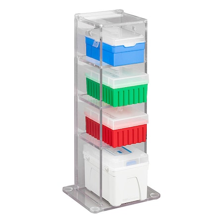 Poltex Lab Bench Vertical Organizer, PETG 4VTORG