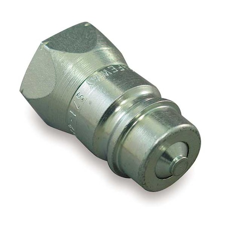 Safeway Hydraulics Hydraulic Quick Connect Hose Coupling, Steel Body, Push-to-Connect Lock, 1"-11-1/2 Thread Size S21-8P