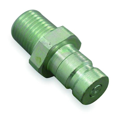 AEROQUIP Hydraulic Quick Connect Hose Coupling, Steel Body, Push-to-Connect Lock, 1/8"-27 Thread Size FD90-1012-02-04