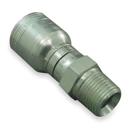 AEROQUIP Fitting, Straight, 1/4 In Hose, 1/4-18 NPT 1AA4PS4