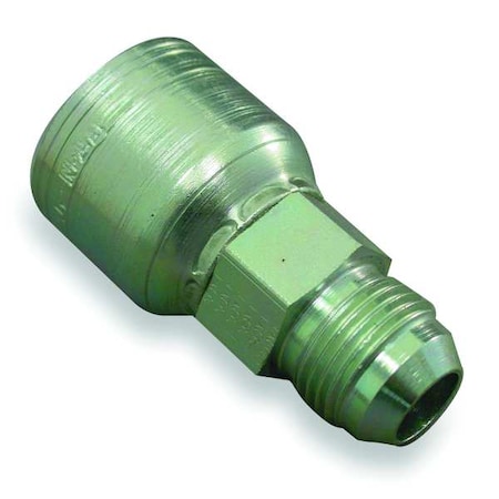 AEROQUIP Fitting, Straight, 3/8 In Hose, 9/16-18 JIC 1AA6MJ6