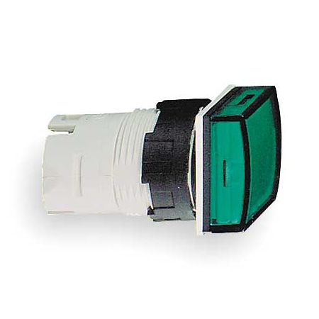 Schneider Electric Pilot Light Head, Green, LED ZB6CV3
