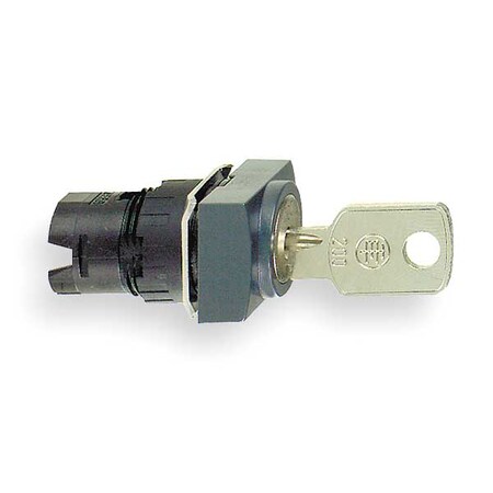 Schneider Electric Non-Illum Selector Swtch, 16mm, 2 Pos, Keyd ZB6DGC