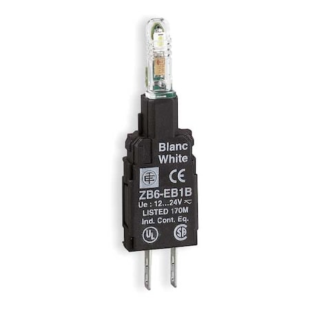 SCHNEIDER ELECTRIC Lamp Module With Bulb 16 mm, Red ZB6EB4B