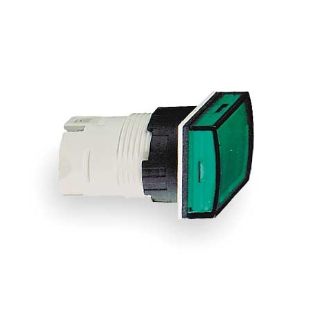 Schneider Electric Pilot Light Head, Green, LED ZB6DV3