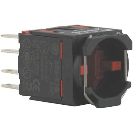 Schneider Electric Contact Block, 2NC Slow Break, 16mm ZB6Z4B