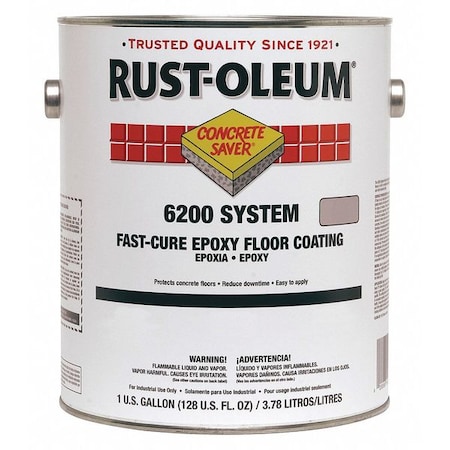 Rust-Oleum 1 gal Floor Coating Kit, Semi-gloss Finish, Dunes Tan, Solvent Base 251765