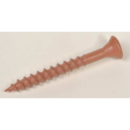 Zoro Select Wood Screw, #8, 1 5/8 in, Durafast Steel Flat Head Combination Phillips/Square Drive, 142 PK P56020-P2