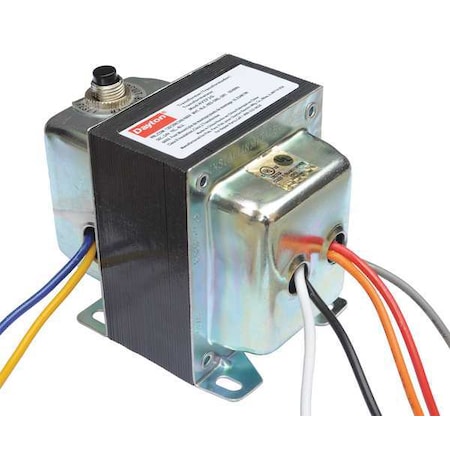 DAYTON Class 2 Transformer, 75 VA, Not Rated, 65 Â°C, 24V AC, 120/208/240/480V AC 4VZF5