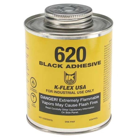 K-Flex Usa Contact Cement, 620 Series, Black, 1 pt, Can 800-620-PTB