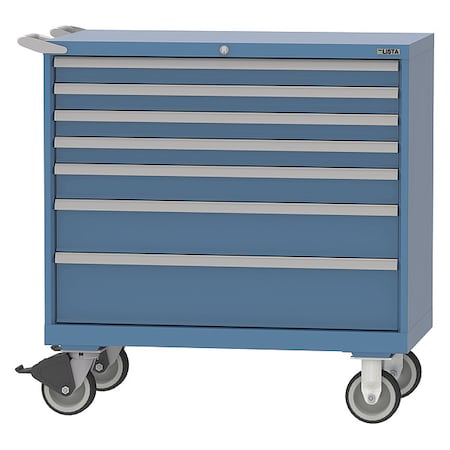 Lista Mobile Workbench Cabinet, Bright Blue XSHS0750-0701-M