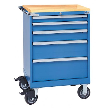 Lista Mobile Service Bench, 165 lb., Bright Blue XSST0750-0602N-M/BB-BT