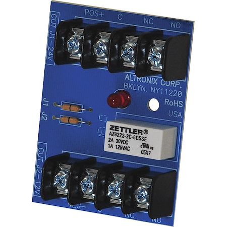 Altronix Relay Module 6/12/24VDC 30Ma DPDT, Relay, - RBST