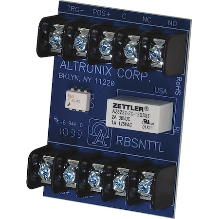 Altronix Sensitive Relay 12/24VDC 18Ma DPDT, Relay, - RBSNTTL