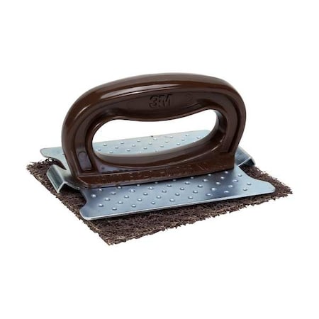 3M Hand Pad, Nylon, Brown, PK10 50048011083006