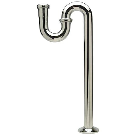 Zurn 1-1/4" Pipe Dia., Brass, S Trap, S-Trap ZR373-PC