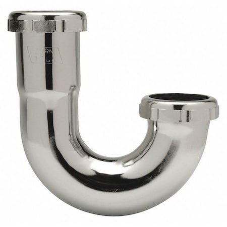 Zurn - J-Bend, 1-1/2" Pipe Dia., Brass ZR65-PC