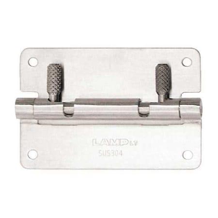Lamp Door and Butt Hinge, 304 Stainless Steel, Screw on Mounting, 2 15/16 in Leaf W x 2 15/16 in Leaf H HG-OTA75