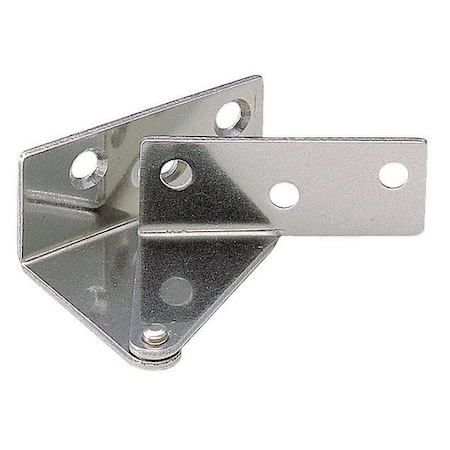 Lamp Pivot Hinge, 430 Stainless Steel, Weld-On Mounting, 1 5/8 in Leaf W x 11/16 in Leaf H, Plain WP-3L