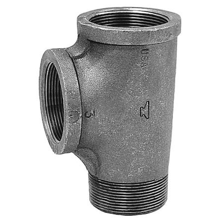 Anvil Street Tee Street Tee, 1" Pipe, FNPT x MNPT x FNPT, Malleable Iron, Class 150 0310062401