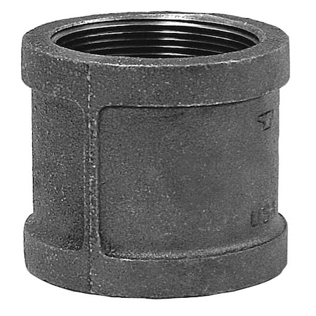 Anvil Coupling Coupling, 3/4" Pipe, FNPT, Malleable Iron, Class 150 0310080403