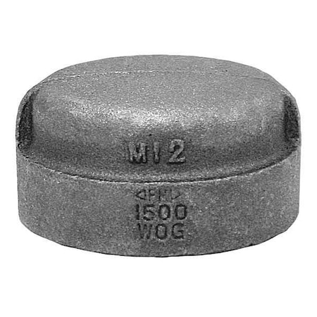 Anvil Cap Cap, 2-1/2" Pipe, FNPT, Malleable Iron, Class 150 0318900768