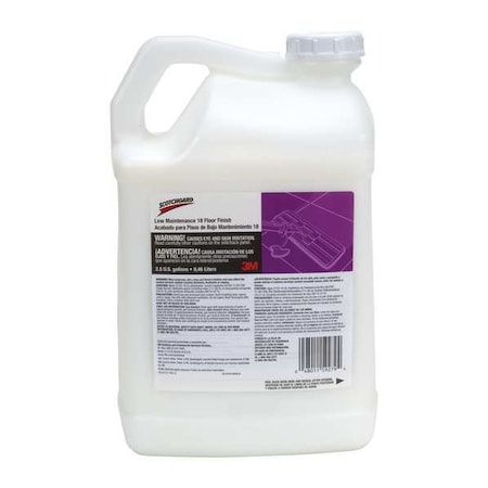 Scotchgard Floor Finish, 2.5 gal., Low, PK2 59279