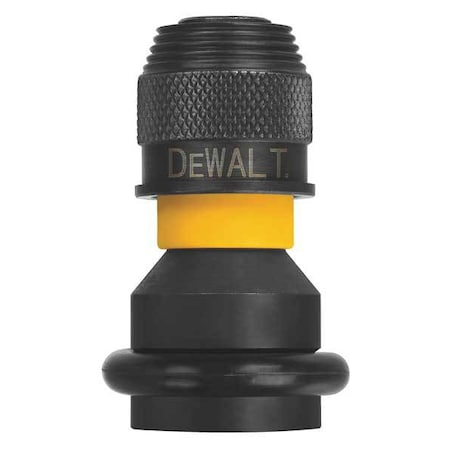 Dewalt 1/2 in Drive Impact Socket 1/4 in Size 6 pt Standard Depth, Black Oxide DW2298