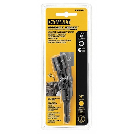 Dewalt Nutsetter, 1/2In Hex, 2-9/16In L, Steel DW2234IRP