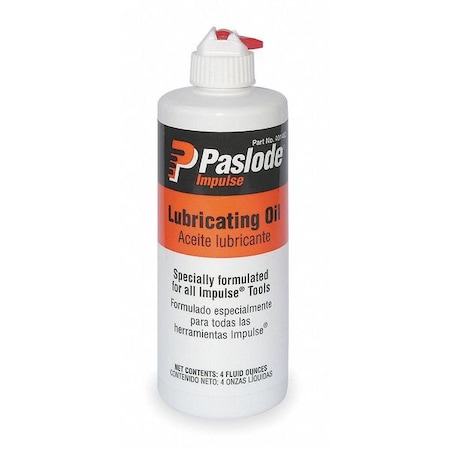 Paslode Impulse Nailer Lube Oil, Bottle, 4.5 oz. 401482