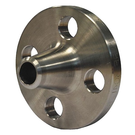 Zoro Select 3/4" Welded SS Weld Neck Flange 4WPN3