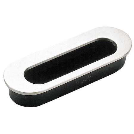 Lamp Recessed Pull Handle, Polished, Threaded Holes HH-D