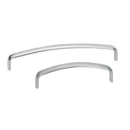 Sugatsune Pull Handle, 316 Stainless Steel, Satin, Satin, Threaded Holes KC-R640/S