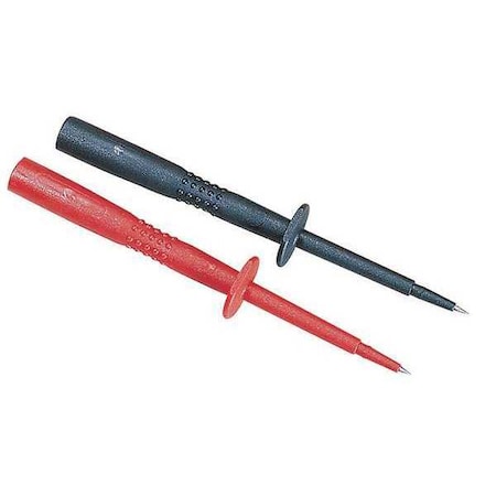 Zoro Select Modular Test Probe, CAT III 1000V, 4mm Banana Socket, 5-1/2", Black, Red 4WRA2